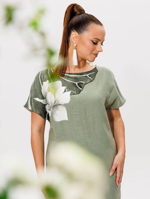 Платье Galean Style 974 хаки