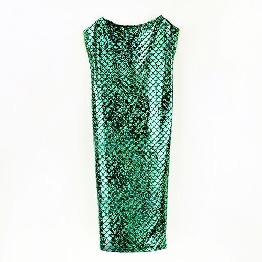 Карнавальный костюм «Сверкающая змея», платье, перчатки, маска, рост 110-116 см