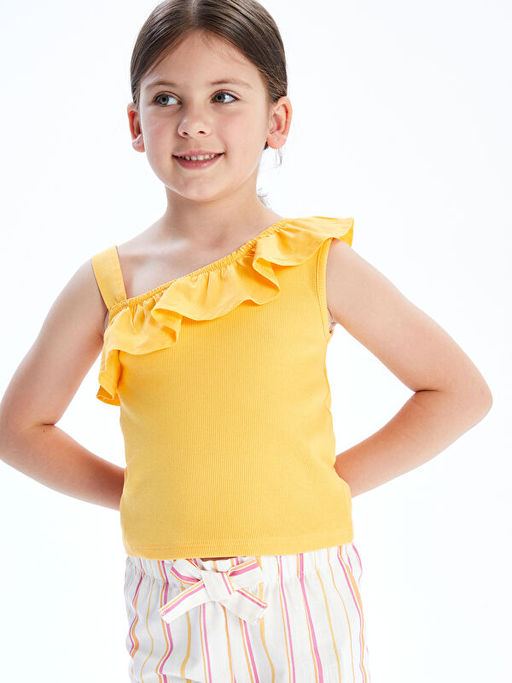 U Yaka Ka?korse F?rf?rl? K?z ?ocuk Ti??rt