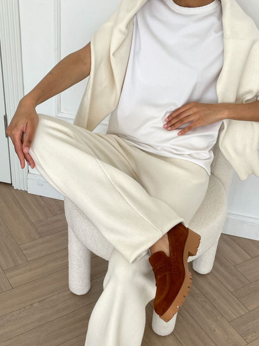 57102104053, Лоферы женские, ARGO Натуральная замша фото 5