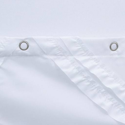 Штора для ванной «Ла Каса», с люверсами, 180×180 см, полиэстер, белая