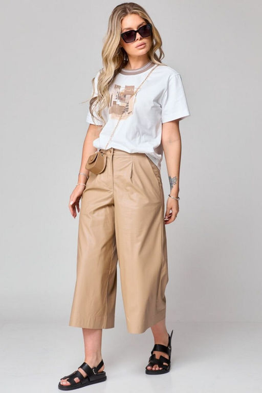 Брюки LAIKONY 168-2 бежевый фото 5