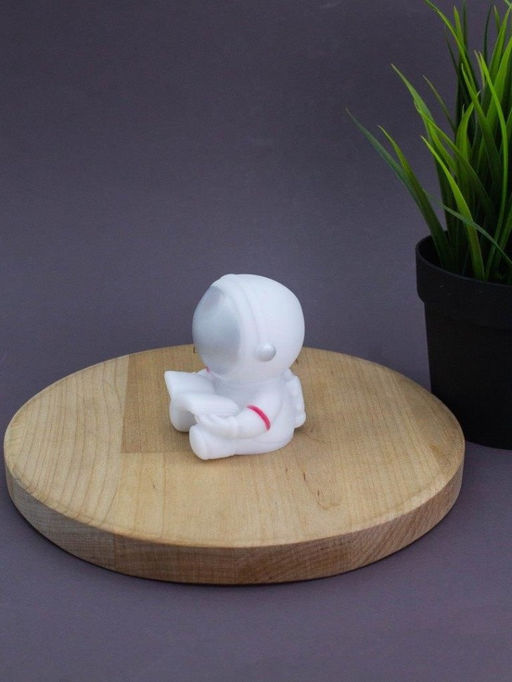 Ночник iLikeGift "Cosmo book", silver (7*5.5 см)