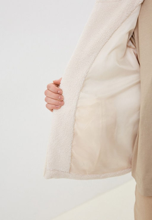 Стеганая куртка из искусственной овчины - Incity фото 14