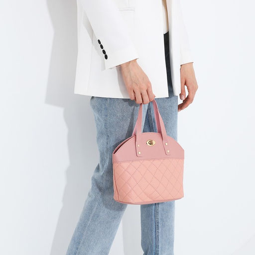 Сумка тоут на застёжке, цвет розовый - Simaland фото 6