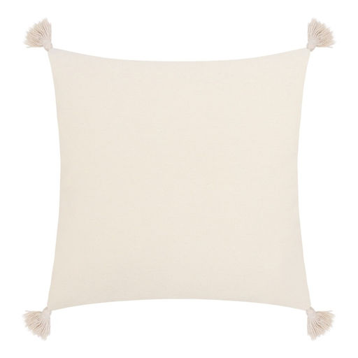 Наволочка декоративная Этель Бохо, 45х45 см, цвет молочный, 100% хлопок  фото 9