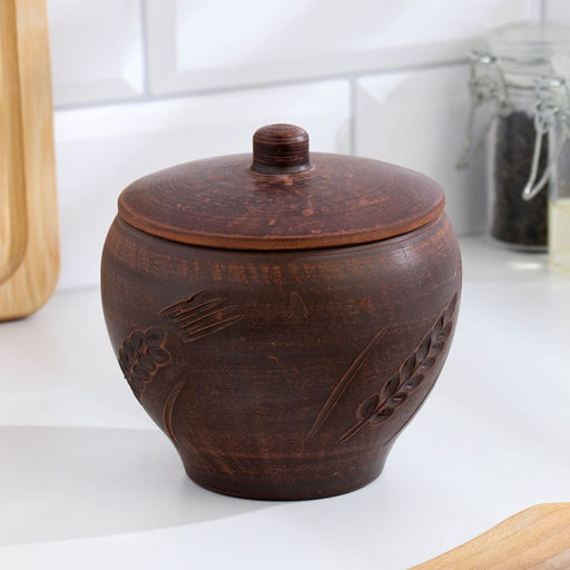 Горшок для жаркого «Колос», 0.55 л., 10×12×12 см