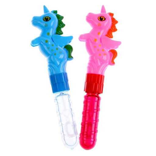 Цена за 24 шт. Мыльные пузыри Единорог, мини, МИКС, 50 мл - Funny toys фото 8