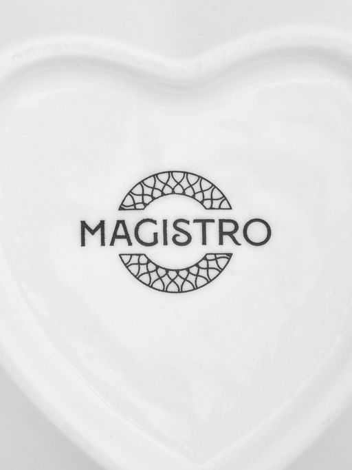 Соусник Magistro Сердце, 260 мл, d=11.5, фарфор, белый