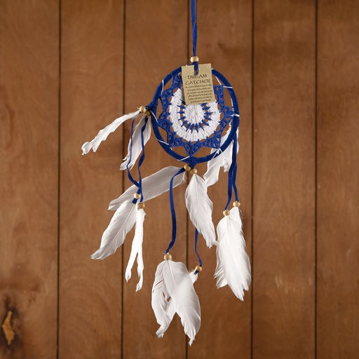 Ловец снов «Расслабленность», 0.7×12×40 см, сине-белый