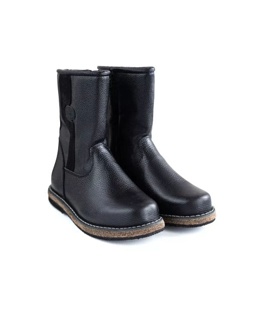 Сапоги мужские кожаные Байкал, войлочная подошва