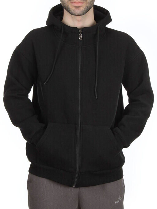 B38 BLACK Худи мужское (90% хлопок, 10% полиэстер) - Фабричный китай фото 3