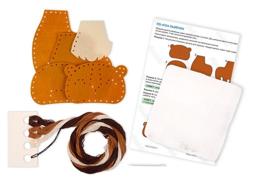 Набор для шитья Miadolla KD-0334 Львенок