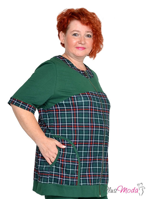 Туника Модель №1702 размеры 44-84 - Plusmoda фото 3