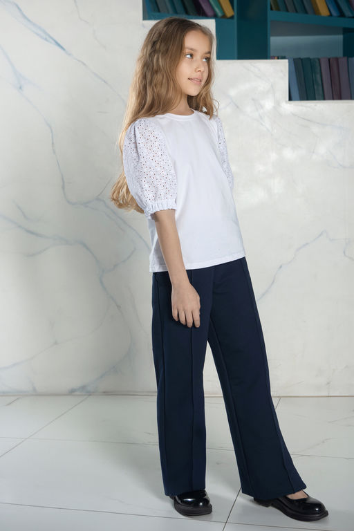 Брюки школьные Blue Premium