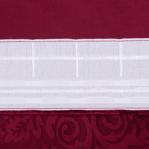 Штора портьерная «Этель», 230×270 см, валенсия вишнёвый