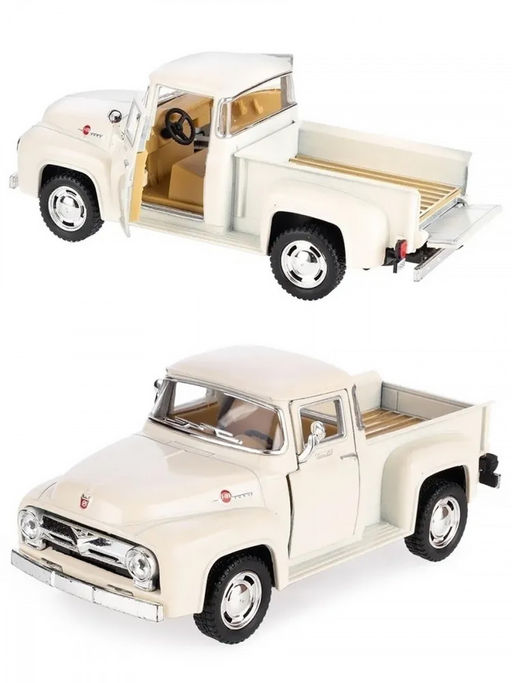 Kinsmart. Модель арт.KT5385W/3 "Ford F-100 Pickup 1956" 1:38 (кремовая) инерц.