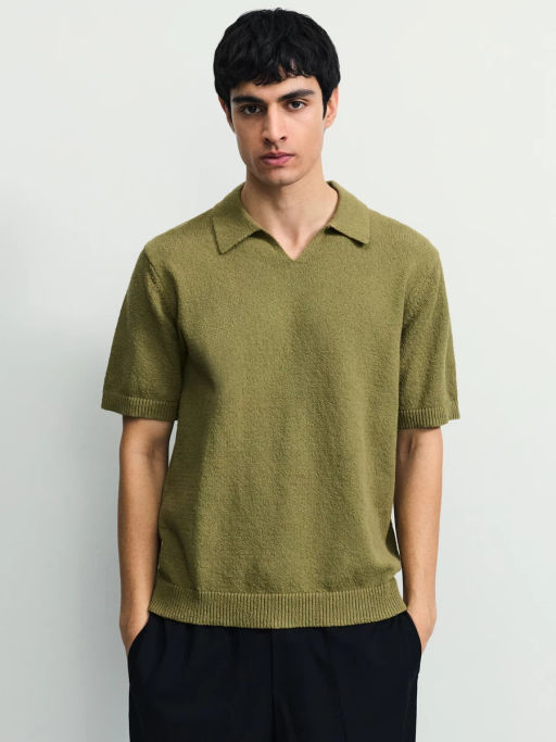 Джемпер поло из хлопка / Zarina  фото 3