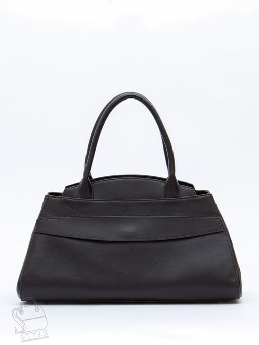 Сумка женская кожаная 3380-2QP d.coffee Polina&Eiterou в Новосибирске