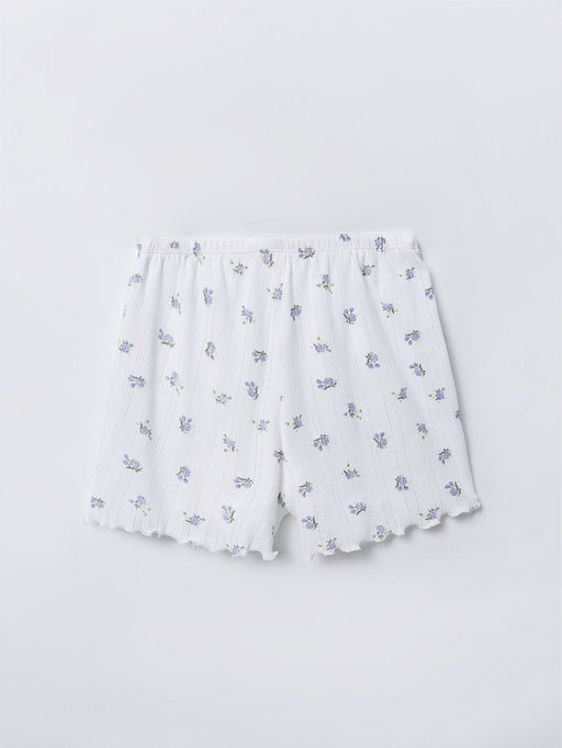 Комплект домашний женский белый с цветочным принтом - Mark formelle фото 9