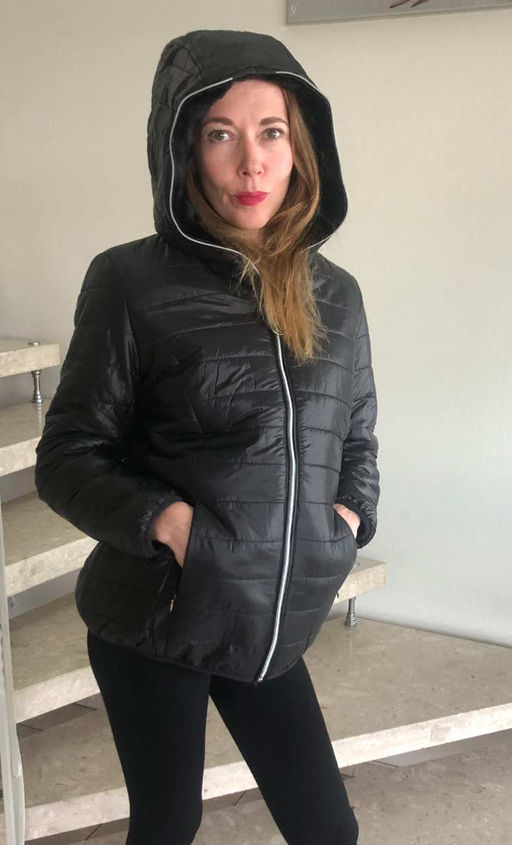 Куртка двухсторонняя, черная - Linea tesini фото 7