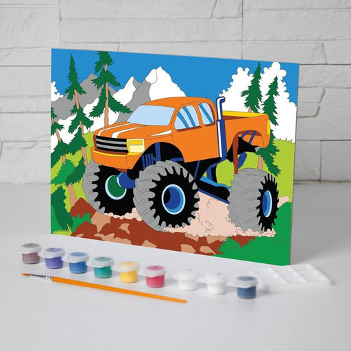 Картина по номерам Джип 20 28,5 см - Школа талантов фото 2