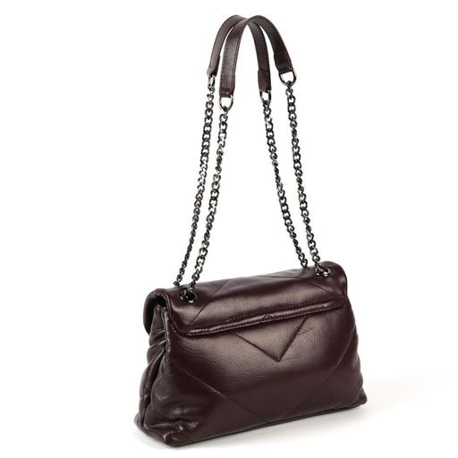 Женская кожаная сумка 6021 ВайнРед