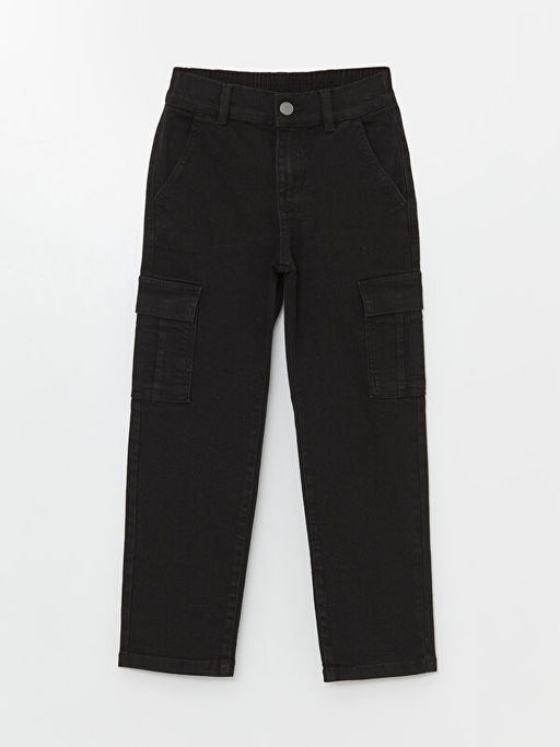 Beli Lastikli Regular Fit Erkek ?ocuk Jean Pantolon