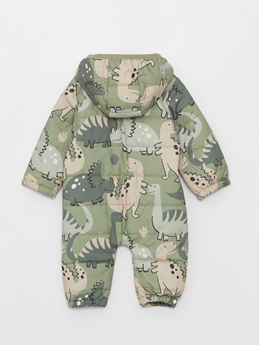 Kap??onlu Uzun Kollu Bask?l? Erkek Bebek Astronot Mont - Waikiki фото 3