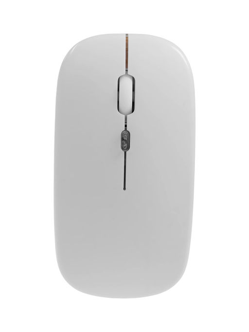 Мышь MB-2.4 беспроводная, оптическая, подсветка, 800-1600 dpi, USB, Bluetooth, белая