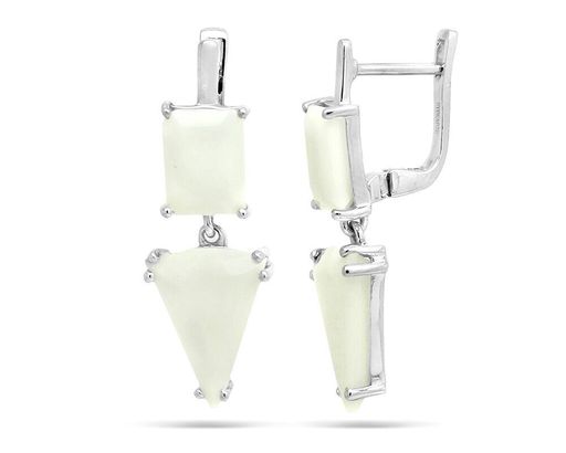 Серьги из серебра агат, Шедевр