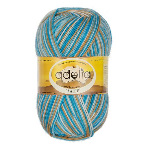Пряжа ADELIA JAKE 75% шерсть, 25% нейлон 5 шт. х 100 г 400 м  15 м