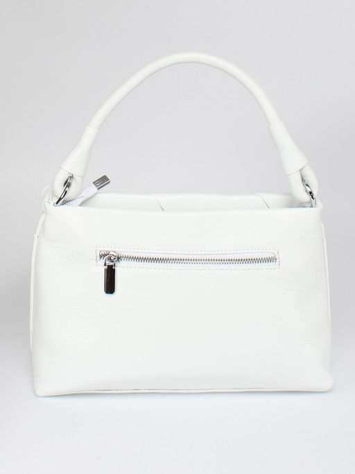 Сумка женская натуральная кожа GU 2033-6610, 1отд+карм/пер, плечевой ремень, белый SALE 259870 - Adelia фото 2