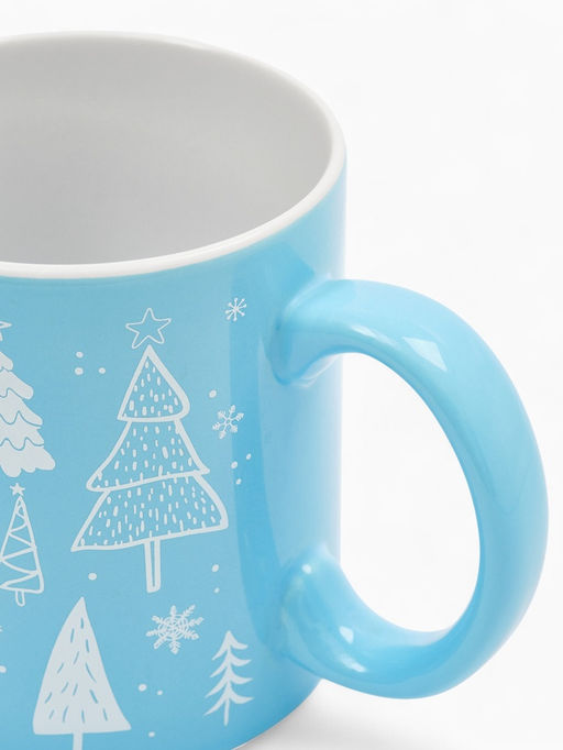 Кружка чайная новогодняя Новогодний лес, 530 мл
