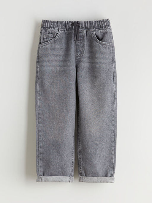 Beli Lastikli Erkek ?ocuk Jean Pantolon