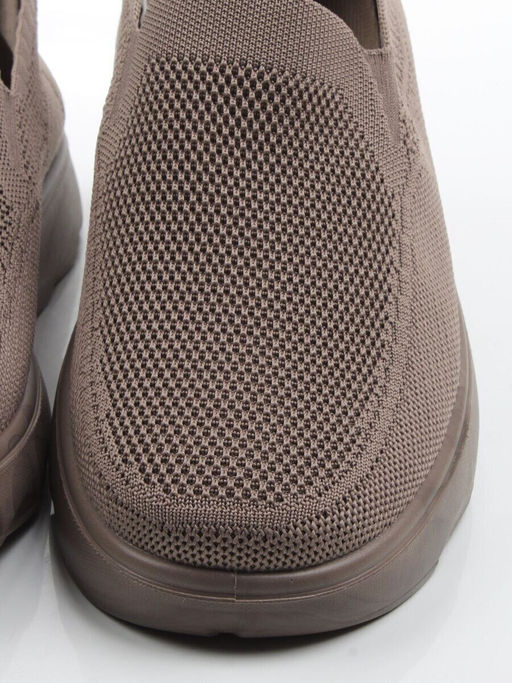 05-TEX-D03-09 DK. BEIGE Полуботинки спортивные летние мужские (текстиль) - Фабричный китай фото 6