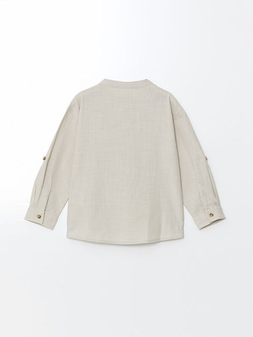 Hakim Yaka Poplin Erkek ?ocuk G?mlek