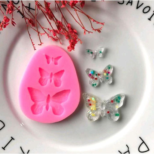 Цена за 2 шт. Молд силиконовый Бабочки 0.8?7?5.5 см