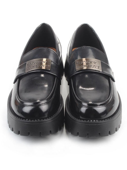 03-S77-49 BLACK Лоферы женские (натуральная кожа)