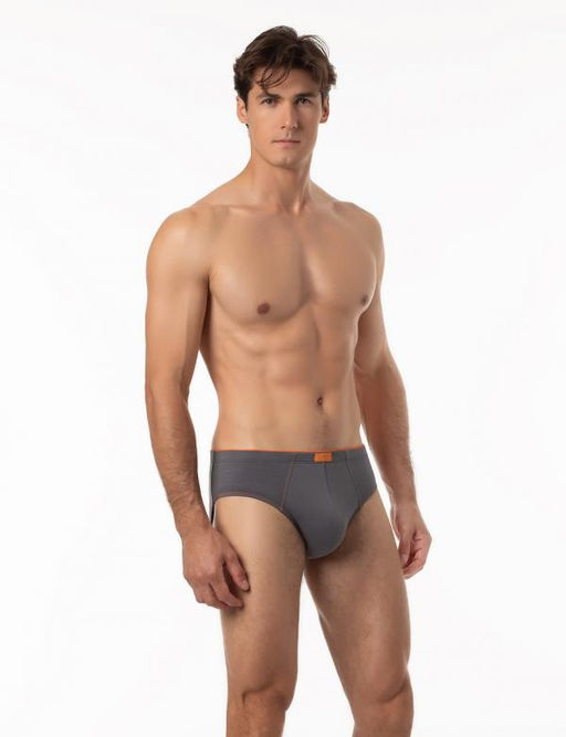 OmA 3824 Слипы с внутренней резинкой - grigio