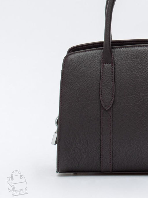 Сумка женская кожаная 8007-2S coffee Velina Fabbiano-Safenta