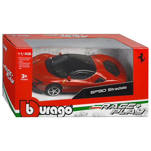 Машинка die-cast Ferrari RacePlay, красная №2, 1:43