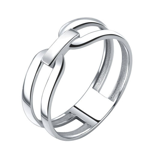 Кольцо из серебра без вставки, Л-11856