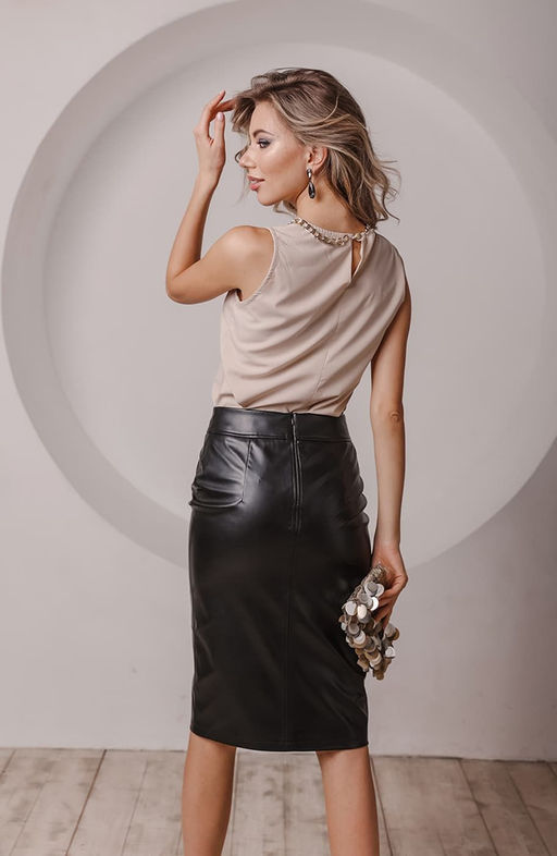 Блуза нарядная сливочный - Donna saggia фото 2