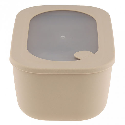 Контейнер для продуктов пластмассовый Нео 1,6л, 23x14,5x9см, прямоугольный, герметичный, с крышкой, латте, клапан для выпуска пара, подходит для СВЧ (Россия) - Домашняя мода фото 6