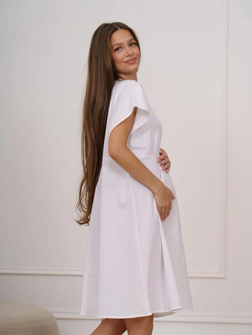 Сорочка для рожениц Новая жизнь (бязь) Белый М-78Н MODAMICA