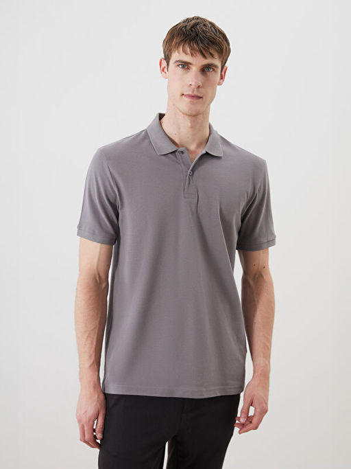 Polo Yaka K?sa Kollu Pike Erkek Ti??rt