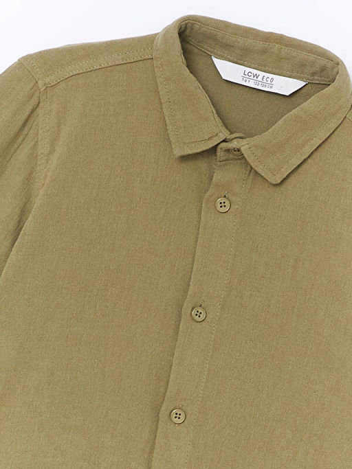 Basic Uzun Kollu Erkek ?ocuk G?mlek - Waikiki фото 3