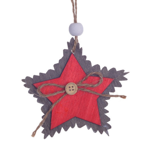 Украшение новогоднее "Сердце/Звезда/Елка", L10,5 W2 H10,5 см, 3в.