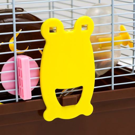 Клетка для грызунов Пижон, 31 х 24 х 30 см, коричневая  фото 6